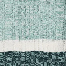 Pantaloons Junior Blue Color Block Full Sleeves Sweater image 3