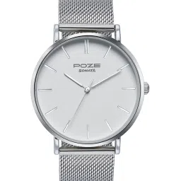 Sonata Poze SP70034SM02W Sonata Poze 3.0 Analog Watch For Men image 1