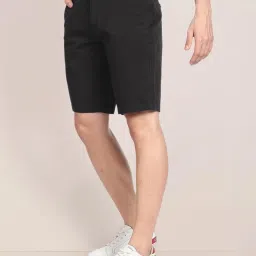 U.S. Polo Assn. Black Cotton Slim Fit Shorts image 3