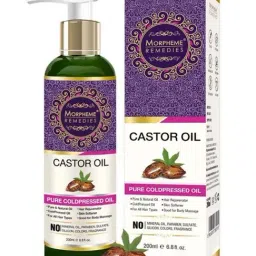 Morpheme Remedies Pure Cold Pressed Castor Oil for Hair & Skin Care - 200 ml image 2