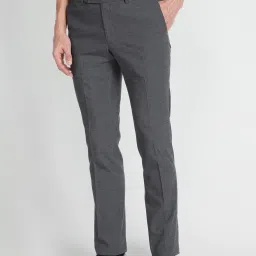 Arrow Grey Regular Fit Trousers image 3