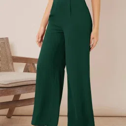 Kotty Green Regular Fit High Rise Trousers image 3