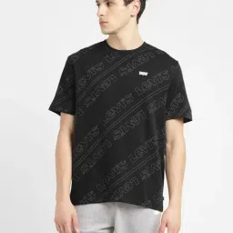 Levi's Black Regular Fit Printed T-Shirt-picture-30