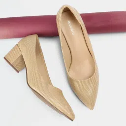 Allen Solly Women's Beige Casual Pumps image 1
