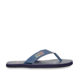 Puma Men's Ketava Graphic v3 Denim Blue Flip Flops image 1