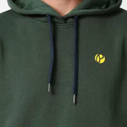 Pepe Jeans Green Regular Fit Hooded Sweatshirts image 4