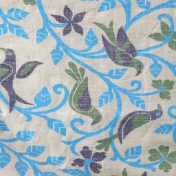 Pinkloom Beige Textured Saree With Blouse image 4