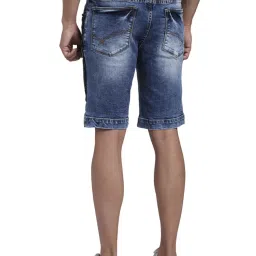Parx Blue Regular Fit Denim Shorts image 2