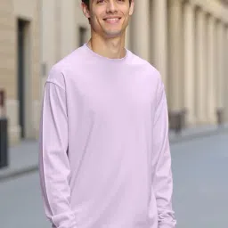 Bewakoof Purple Cotton Loose fit T-Shirt-picture-29