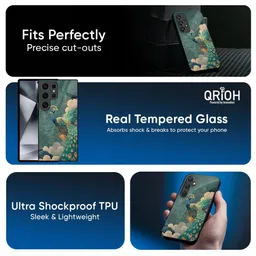 QRIOH Abstract Printed Samsung Galaxy S23 Ultra 5G Silicone Back Case image 2