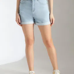 Kotty Blue Regular Fit Shorts image 1