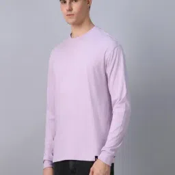 Bewakoof Purple Cotton Loose fit T-Shirt image 3