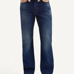 Levi's 527 Blue Cotton Slim Fit Jeans-picture-23