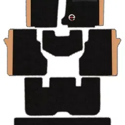 Elegant Duo Black And Beige Carpet Car Mat Compatible With Maruti Ertiga 2012-2017-image-64