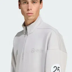 Adidas Grey Regular Fit Printed Sports Sweatshirt image 5