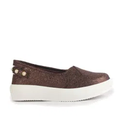 Fausto Women's Copper Flat Ballets-image-92