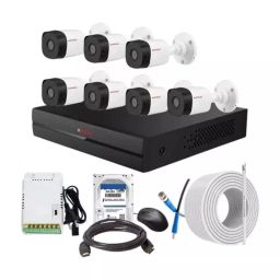 CP PLUS CCTV Combo Kit 2.4 MP Indoor & Outdoor with 8 Channel DVR, 7 Bullet Camera, 8 Channel SMPS, 70 m Copper Cable, 1TB HDD & Connectors-picture-14