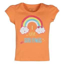 Plum Tree Kids Multicolour Cotton Printed T-Shirts image 2