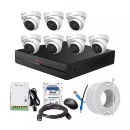 CP PLUS CCTV Combo Kit 2.4 MP Indoor & Outdoor with 8 Channel DVR, 7 Dome Camera, 8 Channel SMPS, 70 m Copper Cable, 500GB HDD & Connectors-picture-21