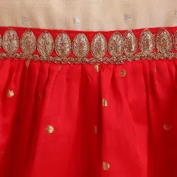 MANY FROCKS & Infant Girls Embellished Fit & Flared Ethnic Dress image 3