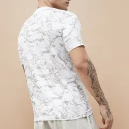 Forca By Lifestyle White Cotton Regular Fit Printed T-Shirt image 2