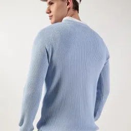 Thomas Scott Blue Cotton Regular FitSweatshirt image 3