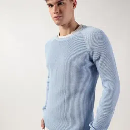 Thomas Scott Blue Cotton Regular FitSweatshirt image 2