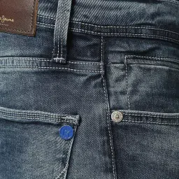 Pepe Jeans Blue Cotton Slim Fit Jeans image 4