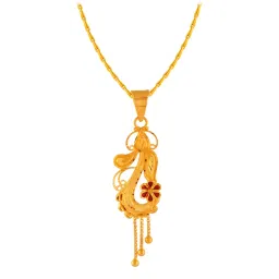 p.c. chandra jewellers P.C. Chandra 22 kt Gold Pendant image 1