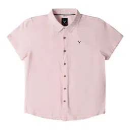 Allen Solly Junior Pink Textured Shirt-picture-42