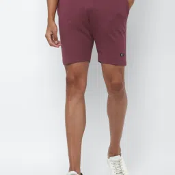 Allen Solly Purple Slim Fit Shorts image 1