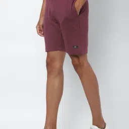 Allen Solly Purple Slim Fit Shorts image 3