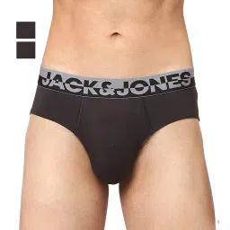 Jack & Jones Black Regular Fit Briefs - Pack Of 3 image 1