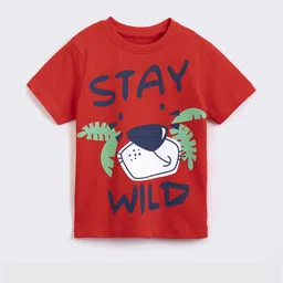 Hopscotch Kids-Boys Multi Cotton Tshirts image 2