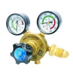Ador Welding (Single Stage) LPG Gas Regulator With Two Gauges & King Adaptor For Govt. Gas Cylinders-picture-38