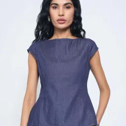 Sf Jeans By Pantaloons Blue Slim Fit Top-picture-47