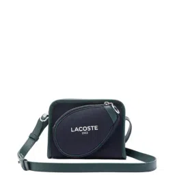 Lacoste Active Meets Neo heritage Blue Cotton Solid Cross Body Bag-image-22
