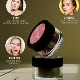 Beauty People Kiss & Glow Matte Finish Lip, Cheek & Eyelid Lip Tint-8 g - Shade- 03 image 2