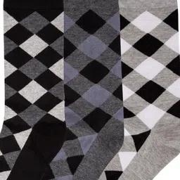 N2S NEXT2SKIN Men Pack Of 3 Assorted Cotton Calf Length Socks image 2