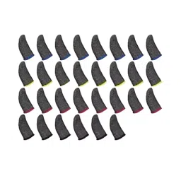 Generic Finger Sleeve 2.4 cm Length Multi Color Free Size, VT656 (Pack of 8) image 1