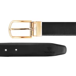 Walrus Men Black & Brown Reversible Leather Formal Belt image 2