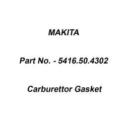 Makita Carburettor Gasket Suitable For RBL500, Part No 5416.50.4302 image 1