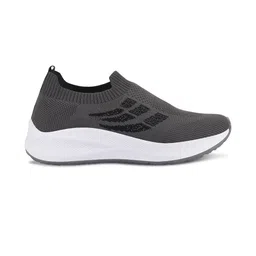 SZN Men Grey Mesh Slip On Casual Sports Shoes image 2