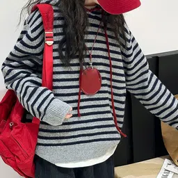 LULU & SKY Girls Striped Pullover image 4