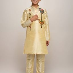 DEVOILER Boys Ethnic Motifs Printed Straight Kurta-picture-44
