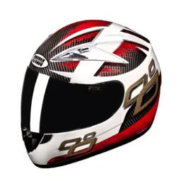 Studds SCORPION D4 DECOR White 580 mm Large Full Face Helmet, D4 WHITE N2-picture-28