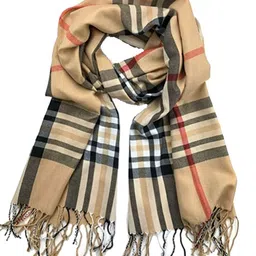 titfus Classic Designer Inspired Plaid Pashmina Scarf Wrap shawl throw large image 1