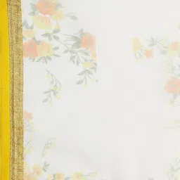 GoSriKi Floral Printed Round Neck Anarkali Kurta With Trousers & Dupatta image 4