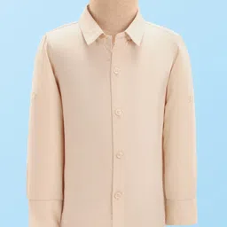 Robo Fry Woven Full Sleeves Textured & Embroidered 3 Piece Party Suit With Bow - Black image 4