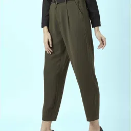 Annabelle by Pantaloons Green High Rise Trousers image 3